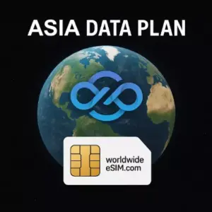 Asia (20 areas) 2GB/Day
