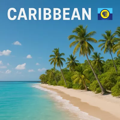Caribbean (20+ areas) 10GB 30Days