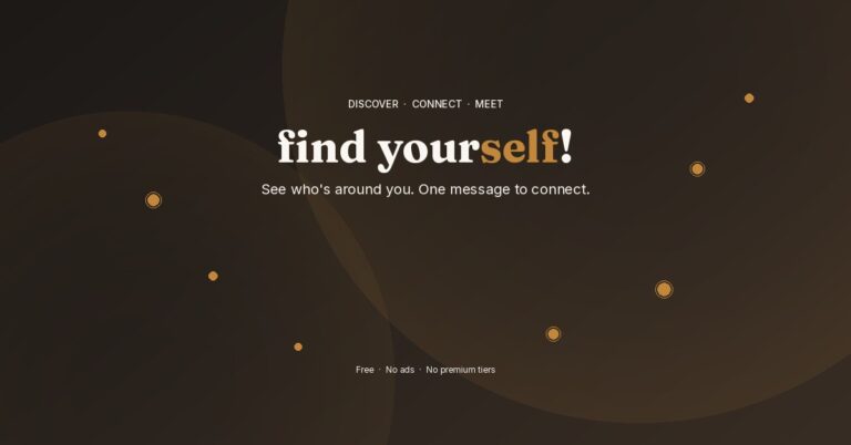 We Built an App That Shows You Who’s Nearby — Meet Find Yourself! | IbiPoint