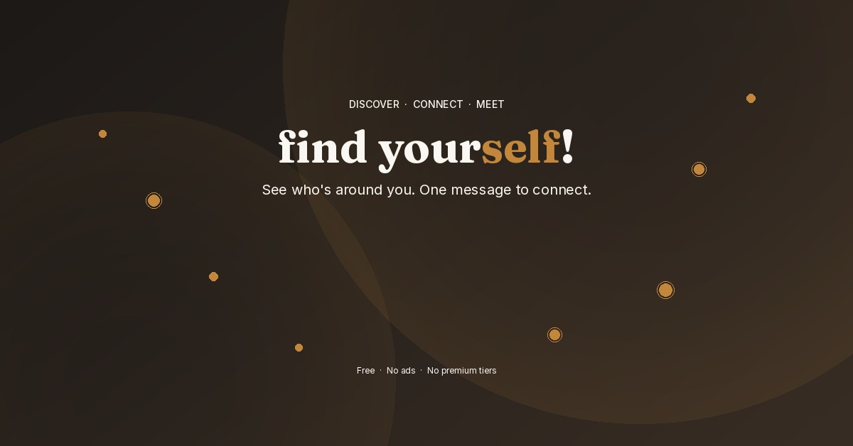 We Built an App That Shows You Who’s Nearby — Meet Find Yourself! | IbiPoint